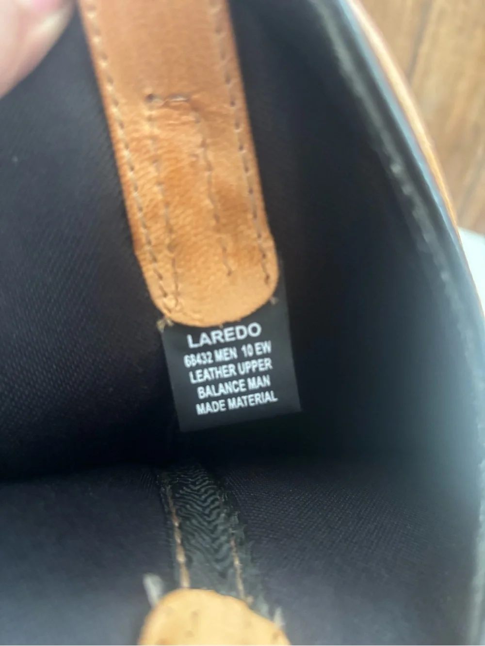 Laredo Men's Laramie Snip-Toe Western Boots size 10 EW